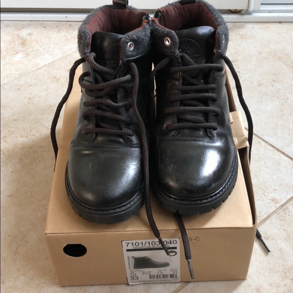 ZARA black combat/boots